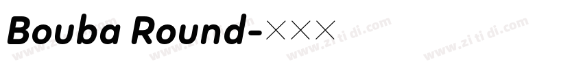 Bouba Round字体转换